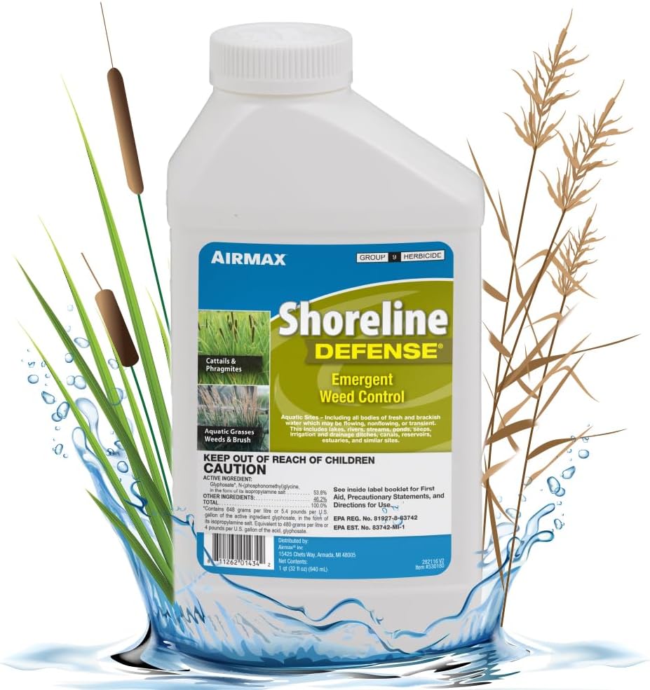 Airmax Shoreline Defense Emergent Weed Control for Aquatic Weeds