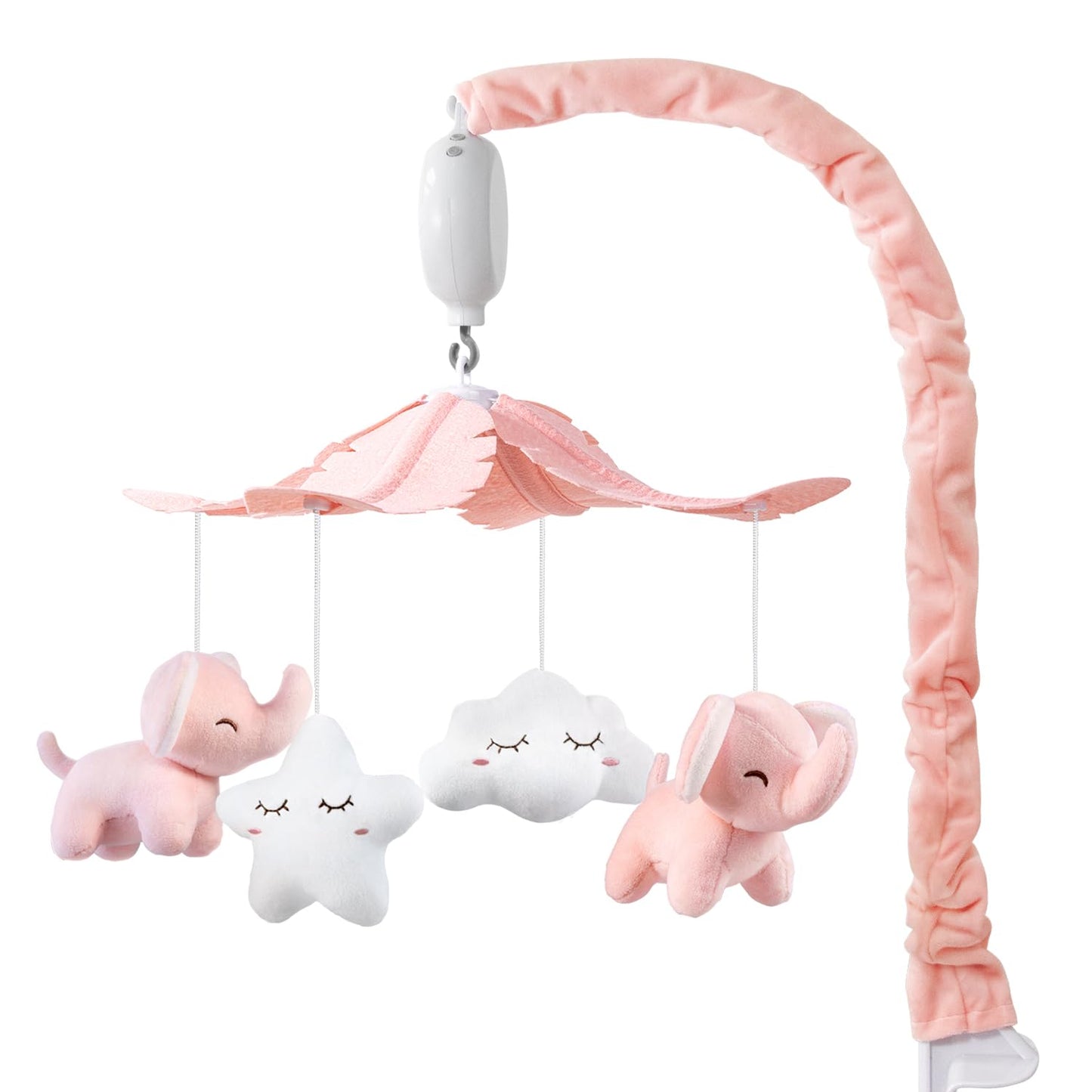 FEISIKE Baby Crib Mobile with 3 Modes and 35 Lullabies