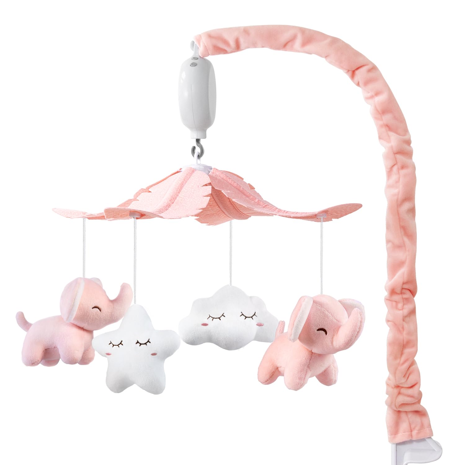 FEISIKE Baby Crib Mobile with 3 Modes and 35 Lullabies