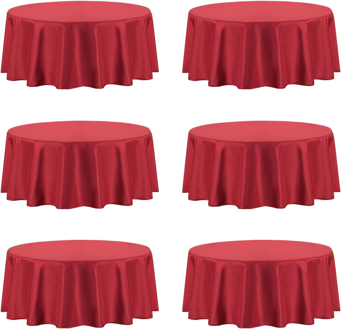 PureFit 90 Inch Round Table Cloths - Stain Resistant & Wrinkle Free