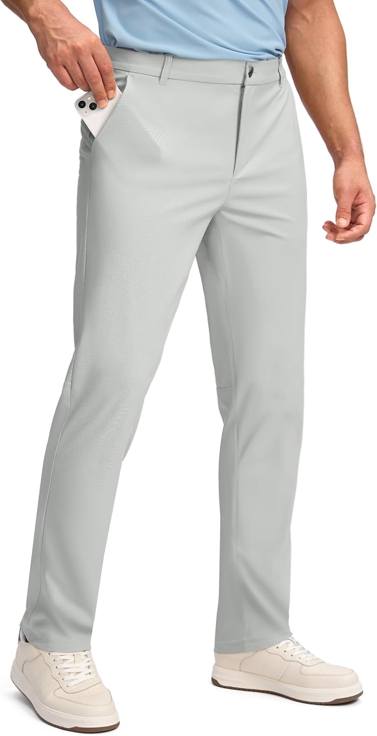 Obla Men's Golf Pants - Slim Fit Stretch Lightweight Design