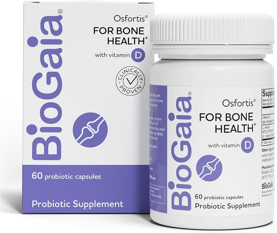 BioGaia Osfortis Womens Probiotic for Strong Bones & Wellness