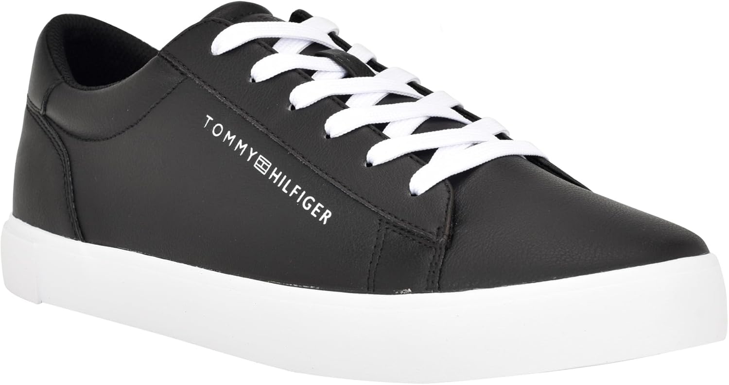Tommy Hilfiger Mens Ribby: Sporty Casual Sneakers for Comfort