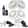 Front and Rear Ceramic Brake Pad & Rotor Kit for 2008-2013 Toyota