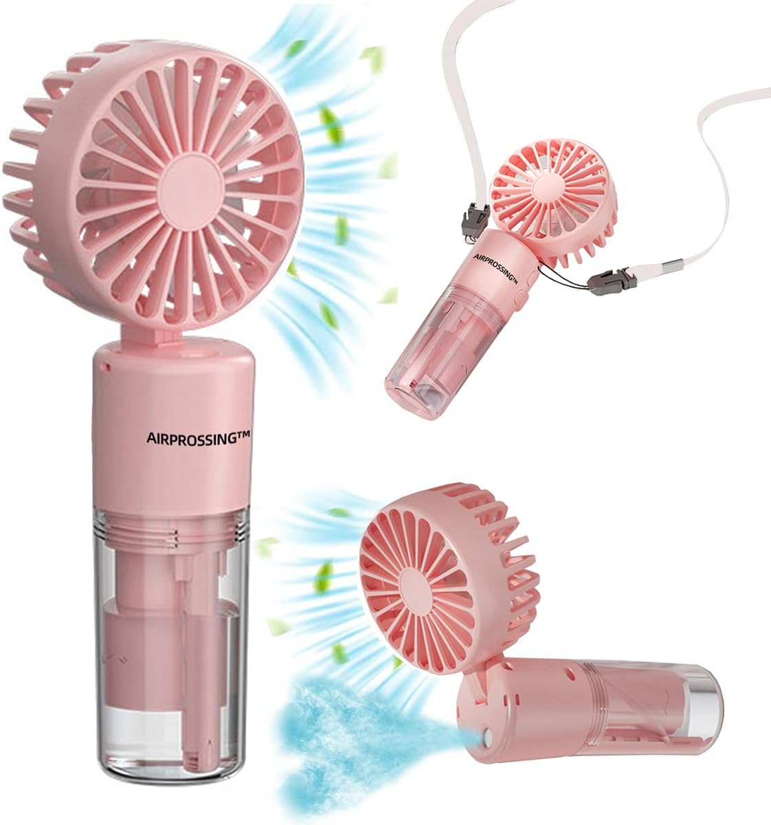 Portable Rechargeable Misting Fan - Stay Cool Anywhere!