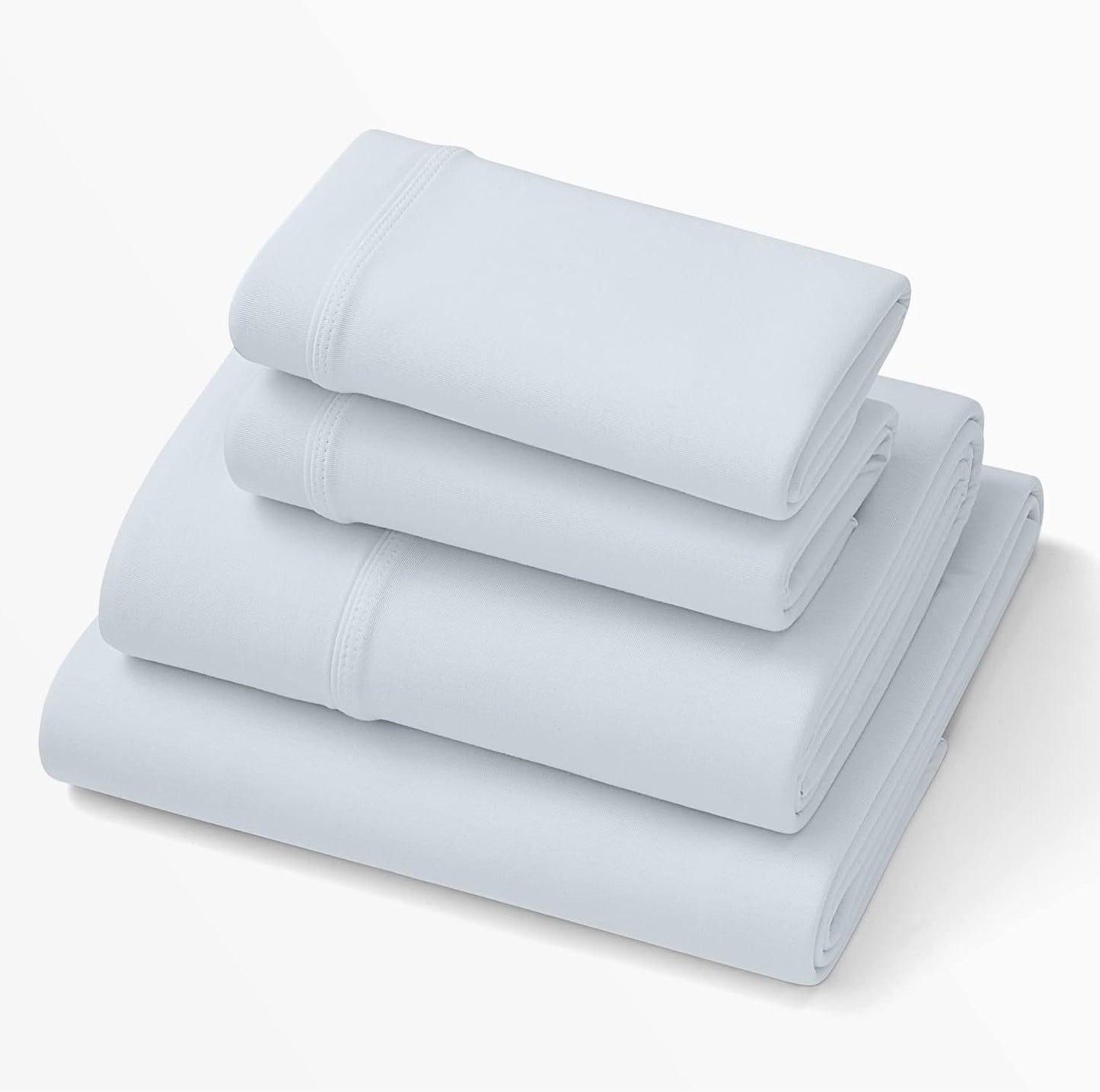 Purple SoftStretch Sheets for Split King Mattress Comfort