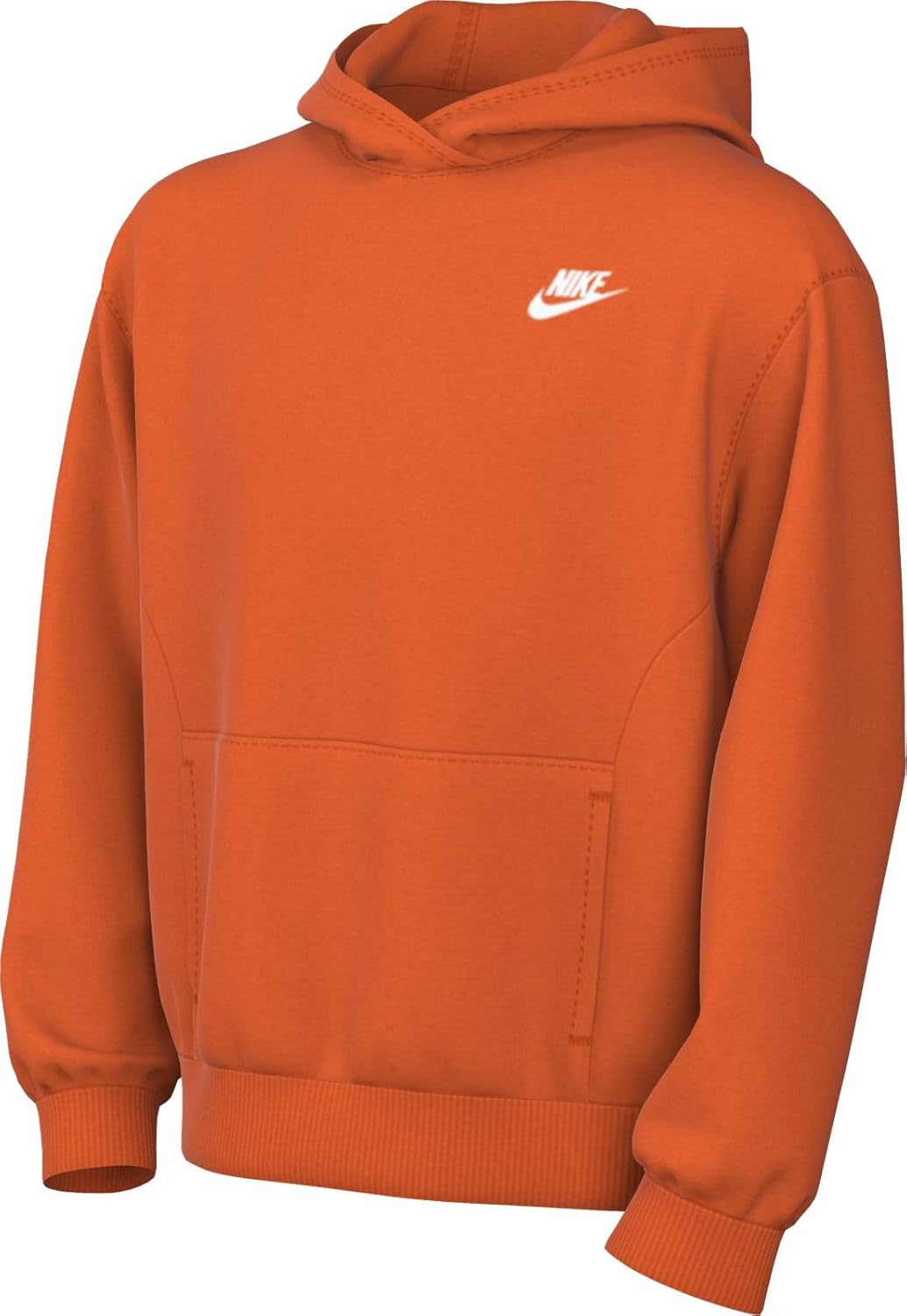 Nike Big Kids' Safety Orange Hoodie, Stay Warm in Style