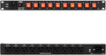 10 Outlets 1U Horizontal PDU Power Strip with Surge Protector