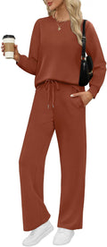 WIHOLL Lounge Sets for Women 2 Piece Travel Vacation Outfits - Comfy