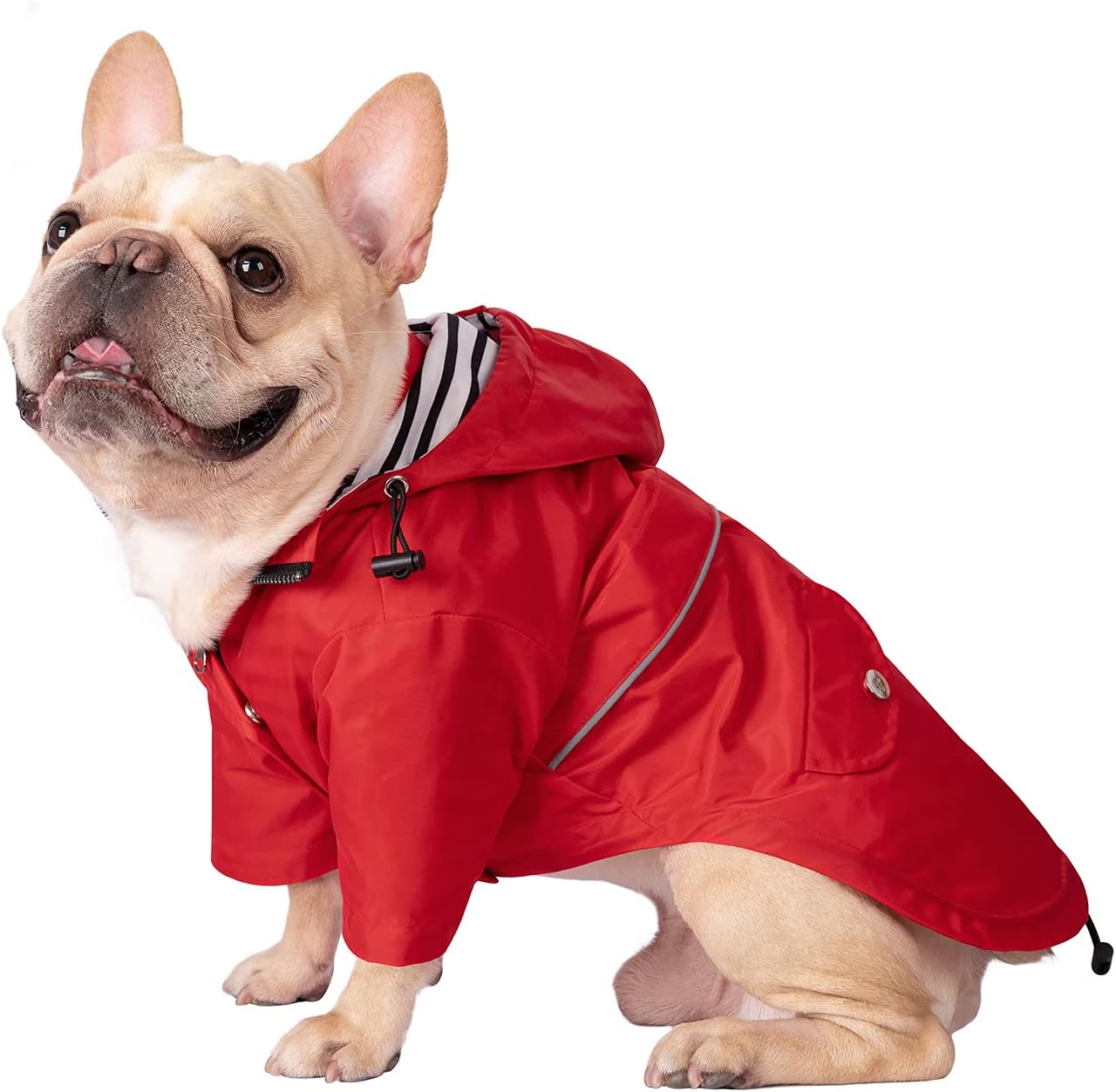 HDE Dog Raincoat Poncho for Small to 3XL Dogs - Red