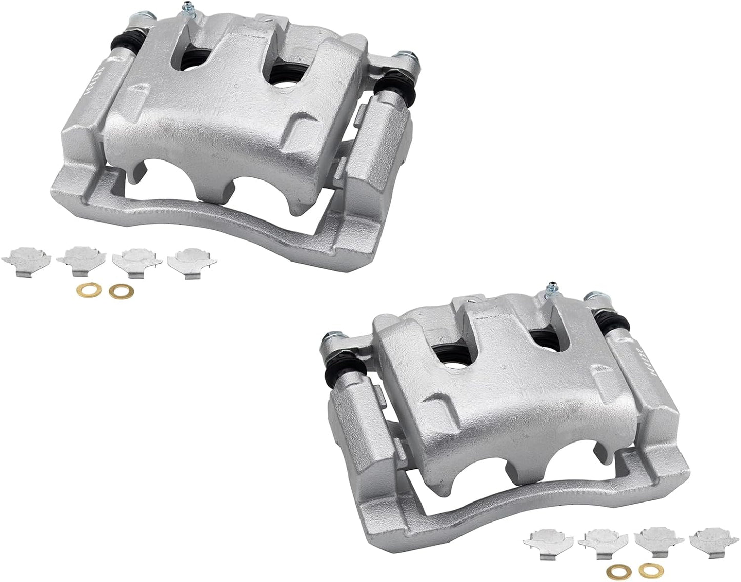 TRQ Rear Brake Caliper Set for 2005-2012 Ford F-350 Super Duty