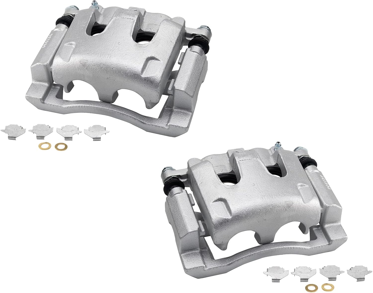 TRQ Rear Brake Caliper Set for 2005-2012 Ford F-350 Super Duty