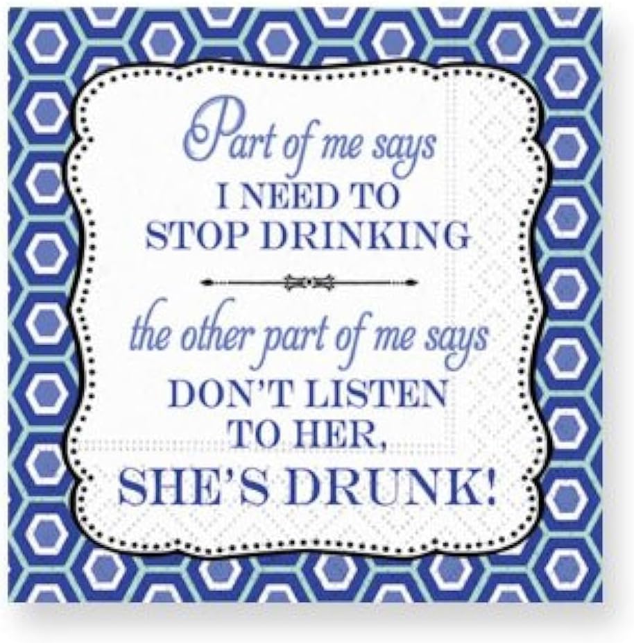 Vibrant Multicolor 5 Cocktail Napkins - Set of 20