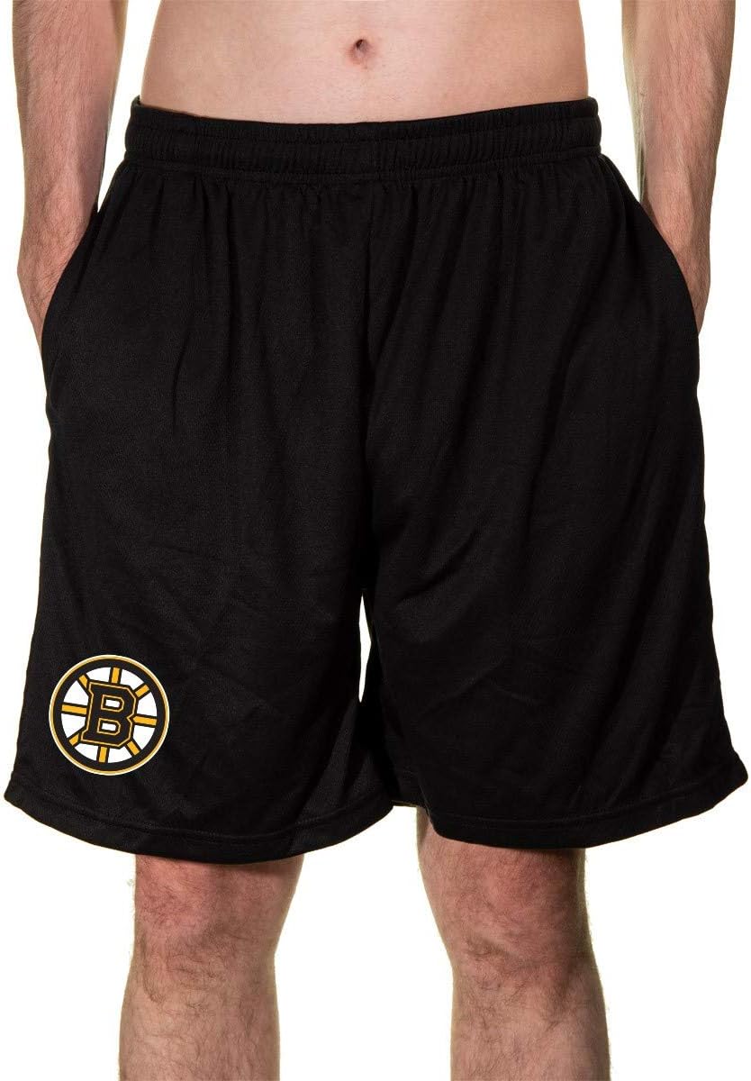 Calhoun NHL Men's Team Logo Air Mesh Shorts for Comfort