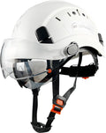 ABS Hard Hat with Built-In Dual Visors - Adjustable Ventilation