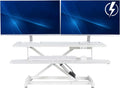 VIVO 36 inch Electric Motor Desk Converter for Active Standing
