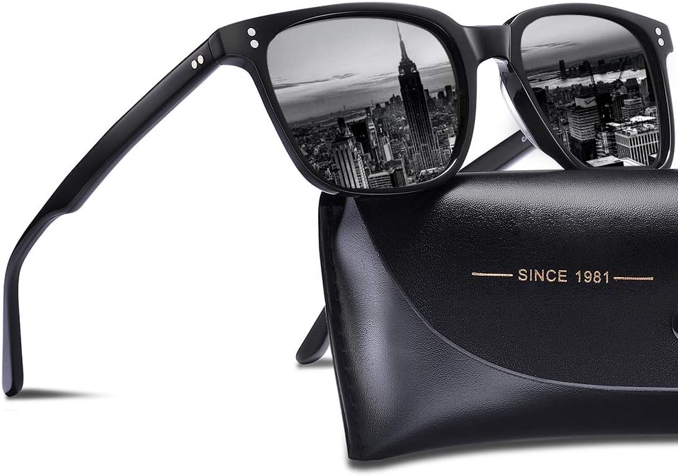 CARFIA Polarized Men's Sunglasses with UV400 Protection for Driving