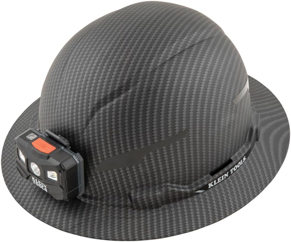 Klein Tools 60346 Hard Hat with Rechargeable Lamp and Comfort