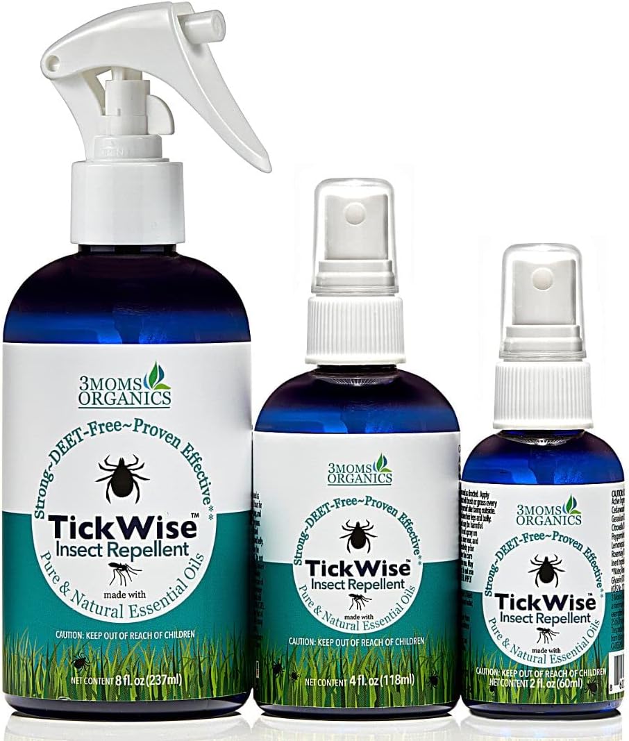 3 Moms Organics TickWise: Natural Tick and Insect Repellent