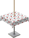 Waterproof Valentine's Day Tablecloth - Red Sweet Heart 54x54in