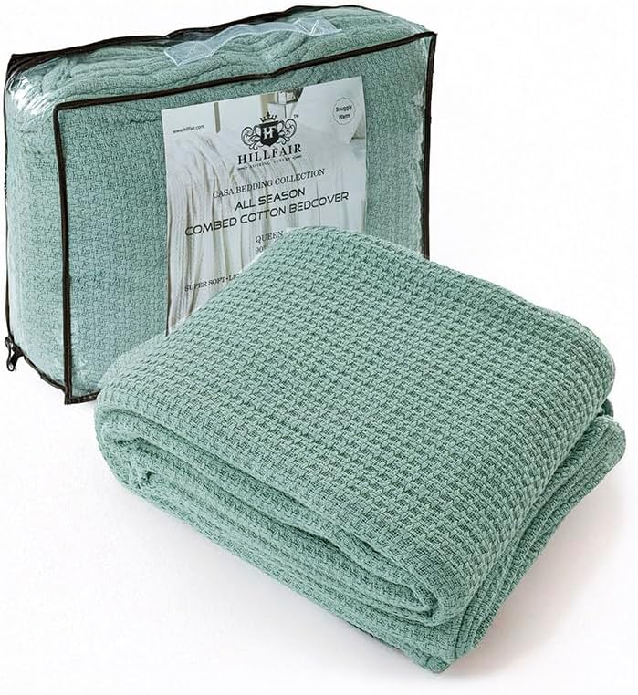 Combed Cotton Blanket California King Size for All Seasons