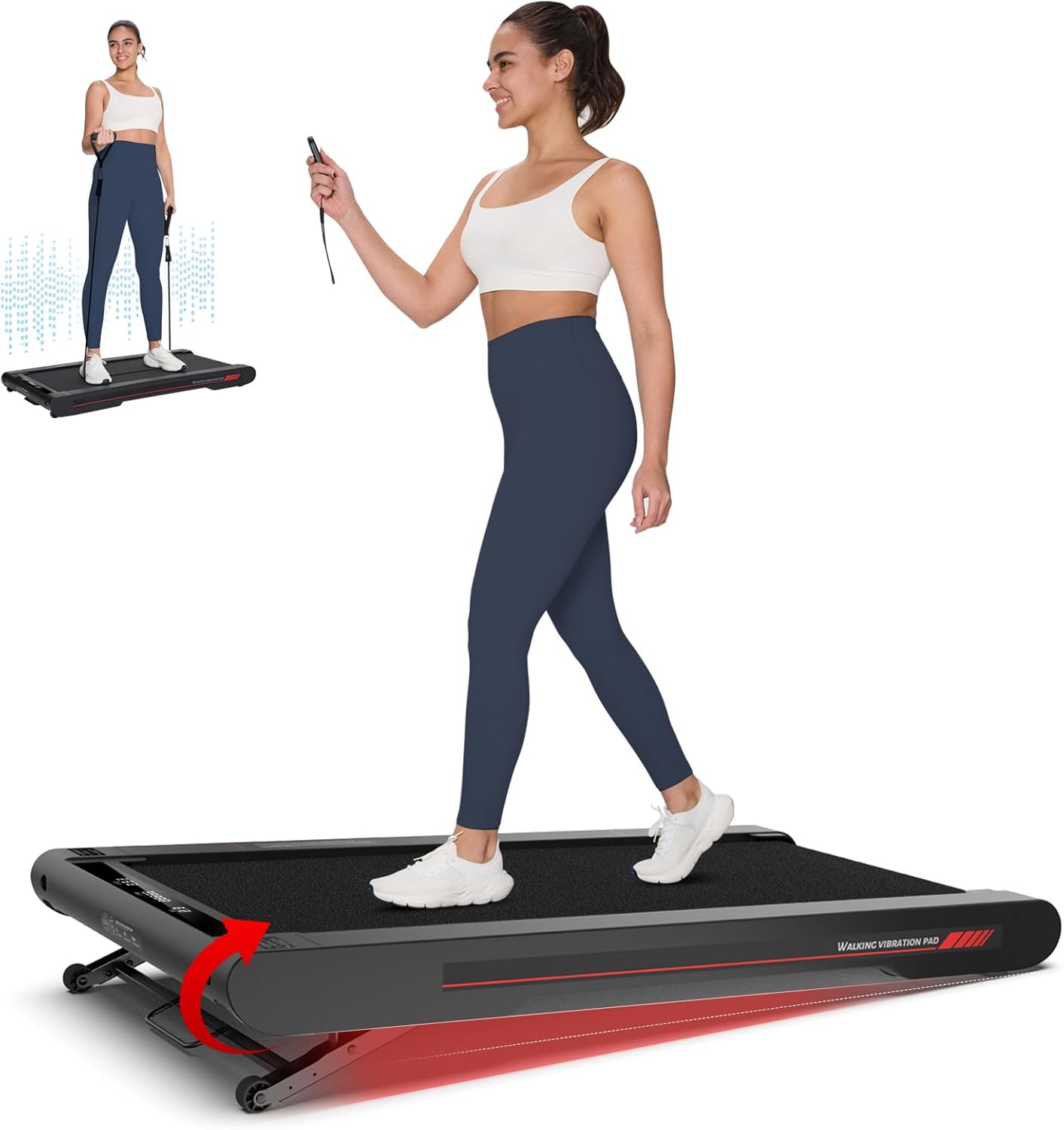 Sperax 3-in-1 Under Desk Treadmill Pad - Quiet & Portable