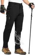 Men's Snow Pants Fleece Lined Waterproof Softshell - Insulated Fit