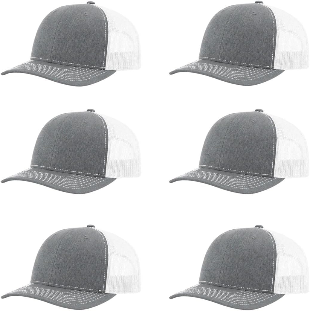 Richardson 112 Classic Six-Panel Adjustable Snapback Trucker Cap