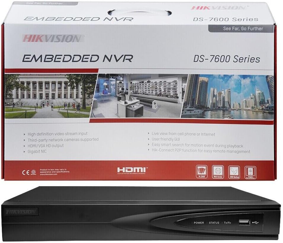 HIKV DS-7608NI-Q1/8P 4K 8 Channel PoE NVR for Surveillance