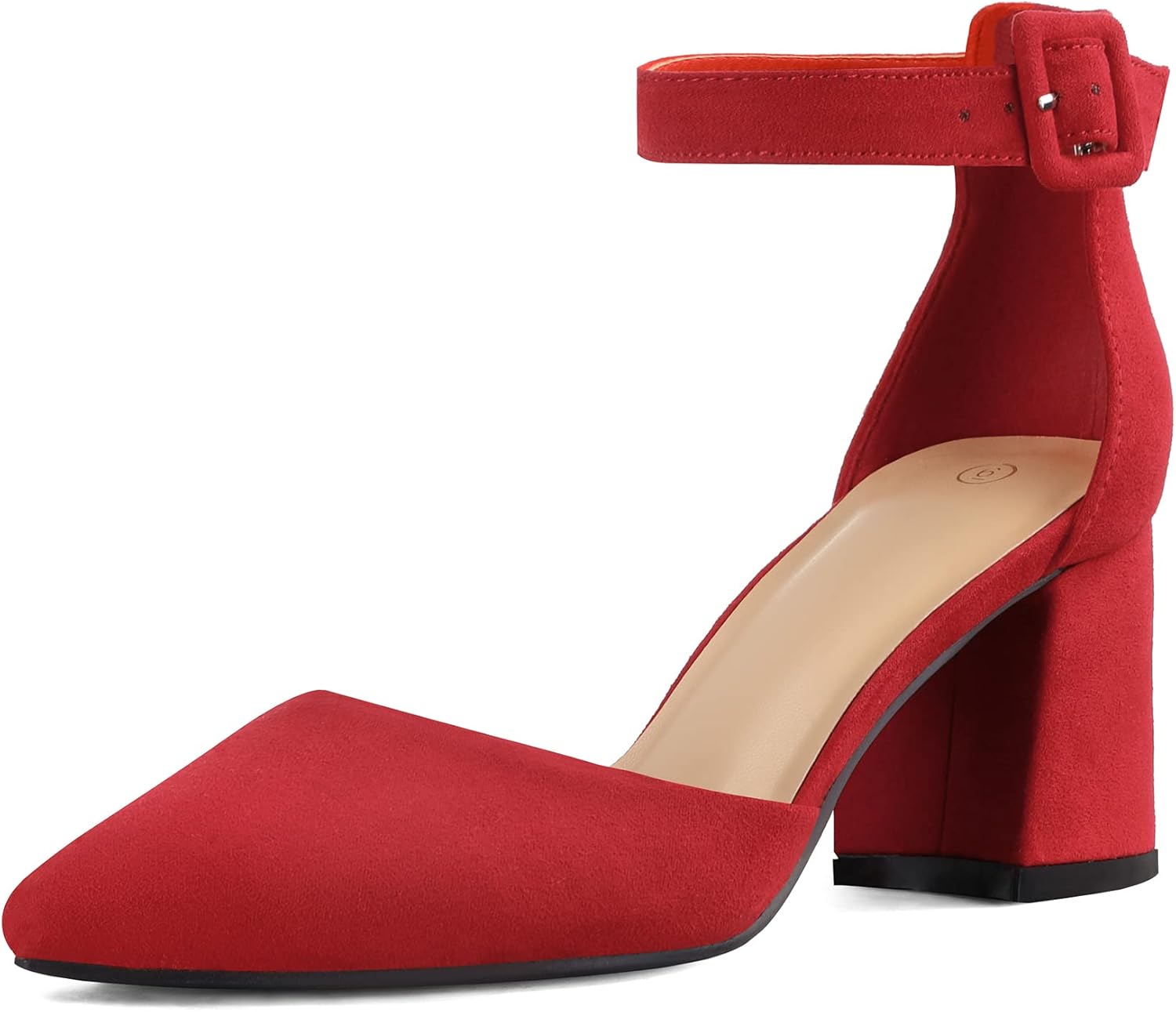 mysoft Women's Pointed Toe Low Chunky Heels for Every Occasion