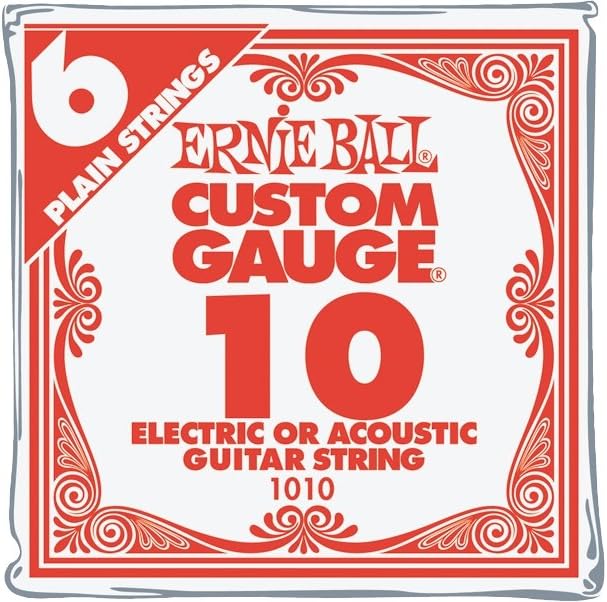 Ernie Ball .010 Nickel Single Guitar String 6-Pack: Superior Tone