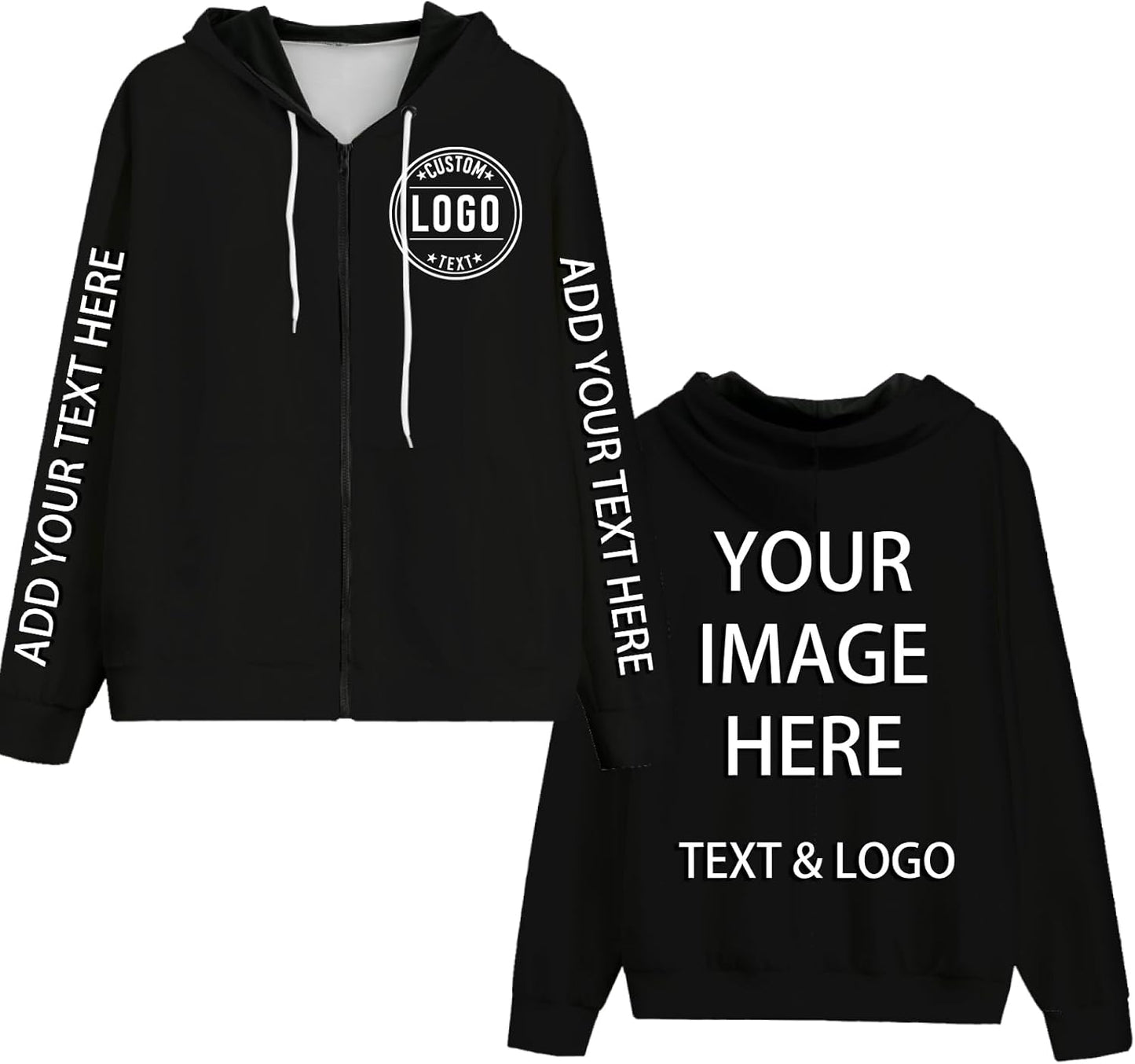 Customize Your Style with Bulk Zip-Up Hoodies