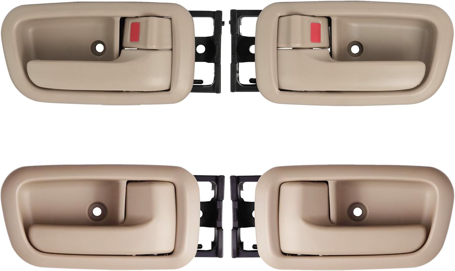 Set of 4 Beige Interior Door Handles for Toyota Tundra 2000-2006