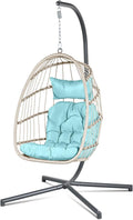 Econohome Hanging Egg Chair with Stand - Comfortable Indoor/Outdoor