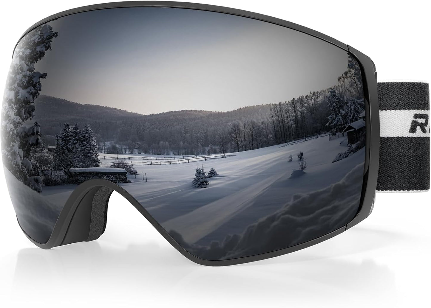 RIOROO Magnetic Anti-Fog Ski Goggles - UV Protection