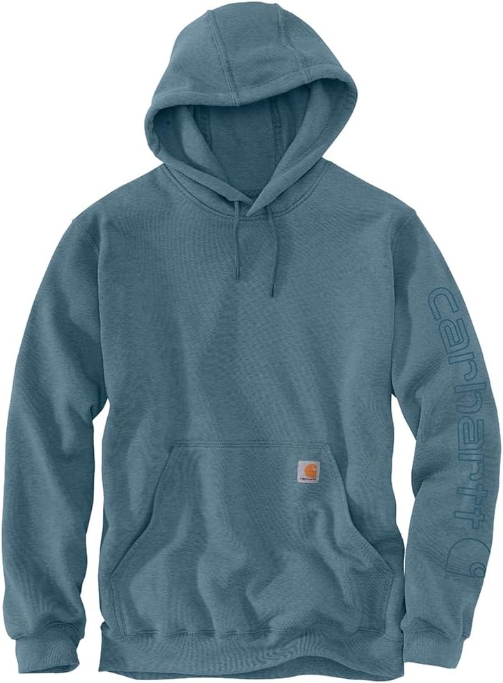 Carhartt Men's Loose Fit Midweight Logo Sleeve Graphic Sweatshirt