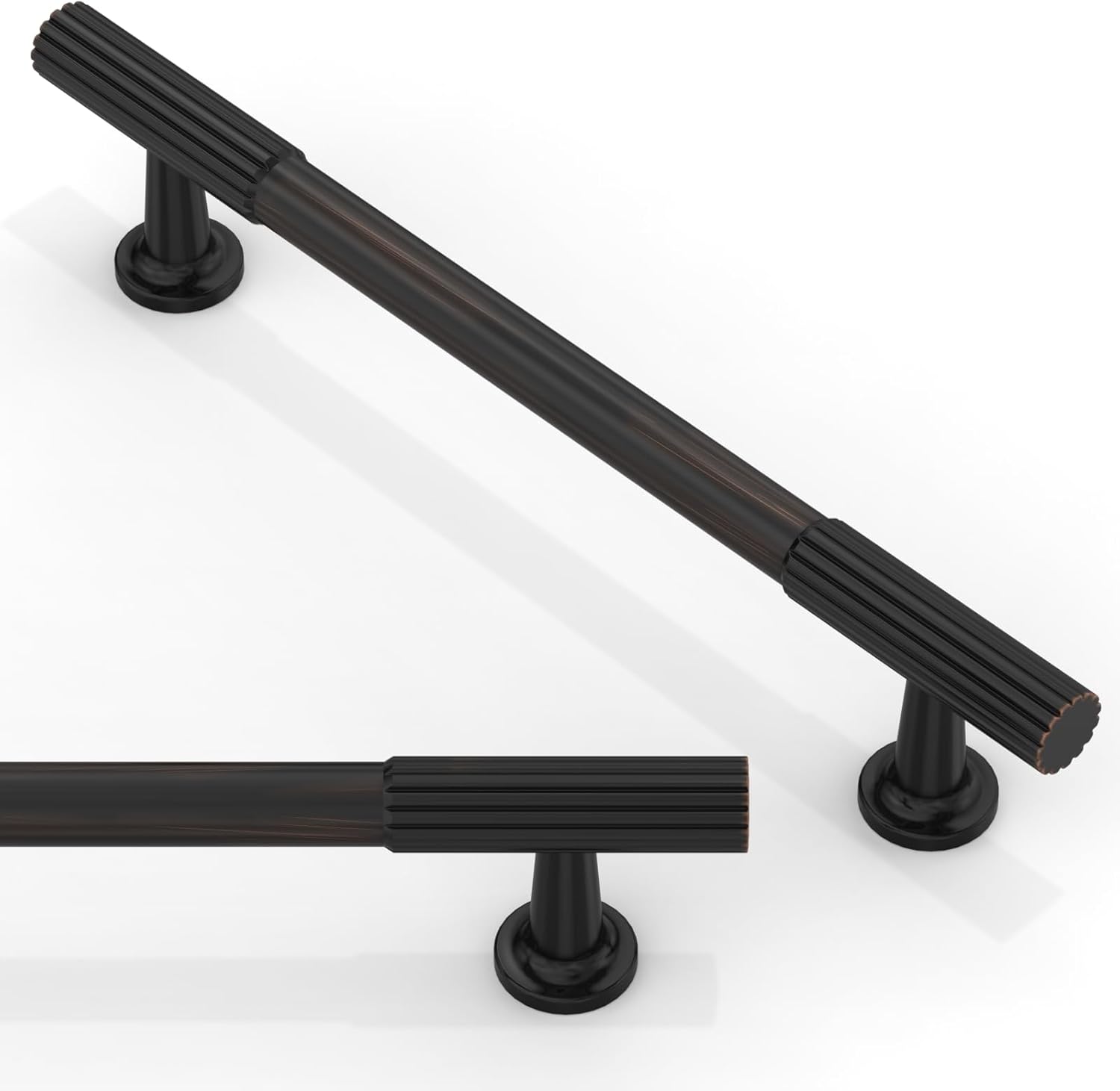 10 Pack Oil Rubbed Bronze Cabinet Pulls for Kitchen Upgrade