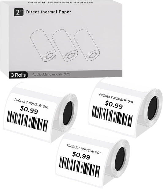 FLYFAR Direct Thermal Labels - Print Up to 115 Labels Easily!