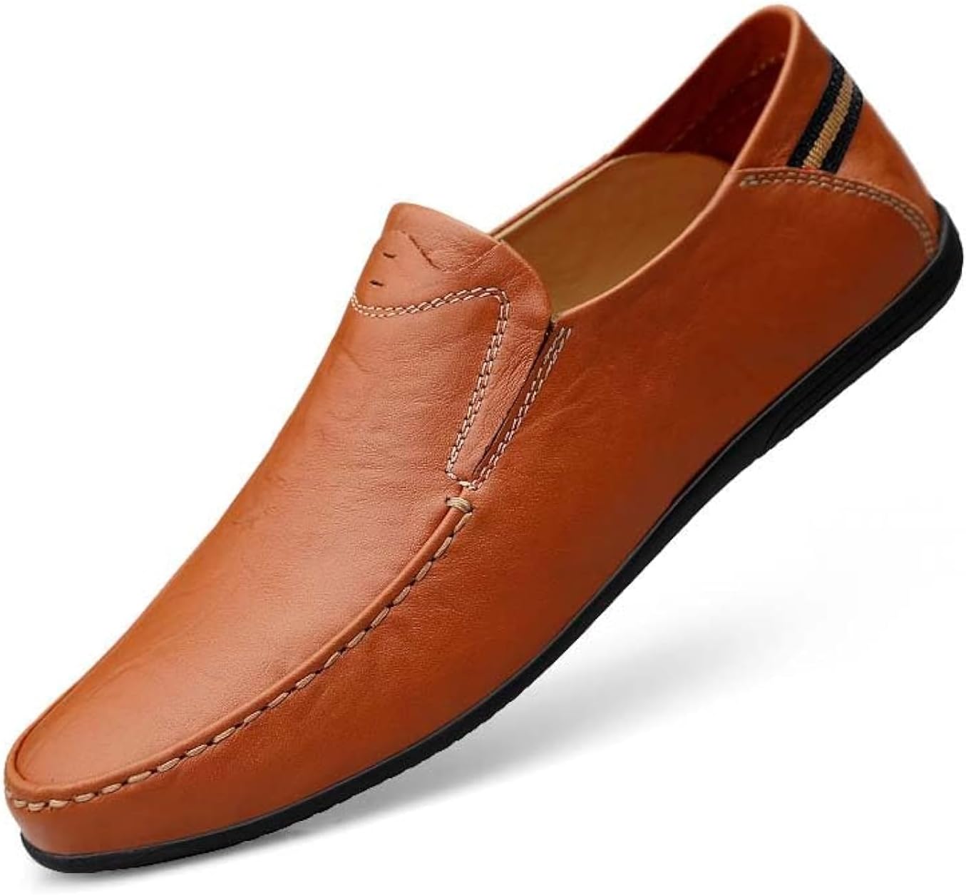 Premium Genuine Leather Men's Casual Slip On Loafers for Comfort