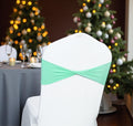 MDS 200 Pack Spandex Chair Sashes Sea Green - Bulk Event Decor