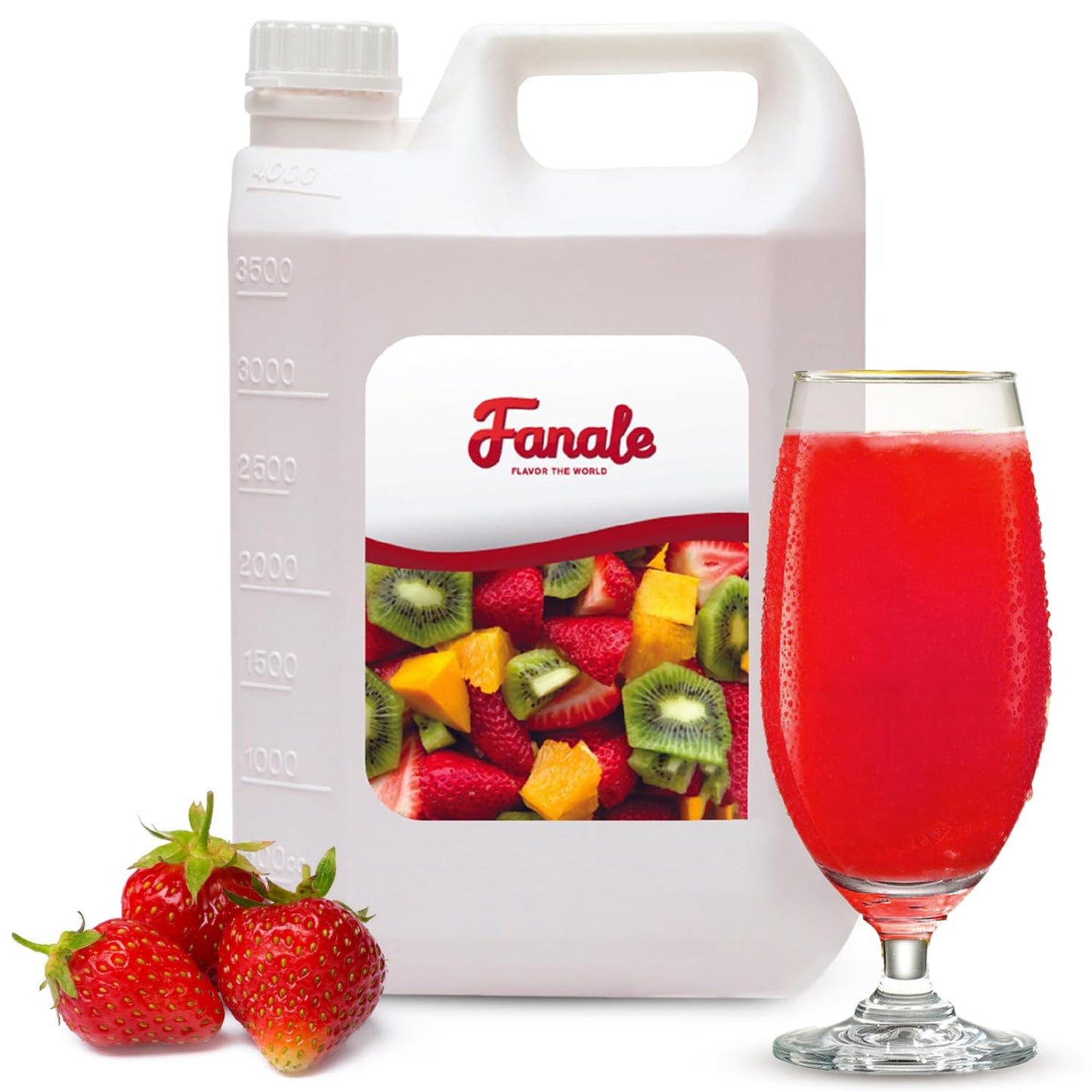 Fanale Premium Strawberry Flavoring Syrup for Boba Tea