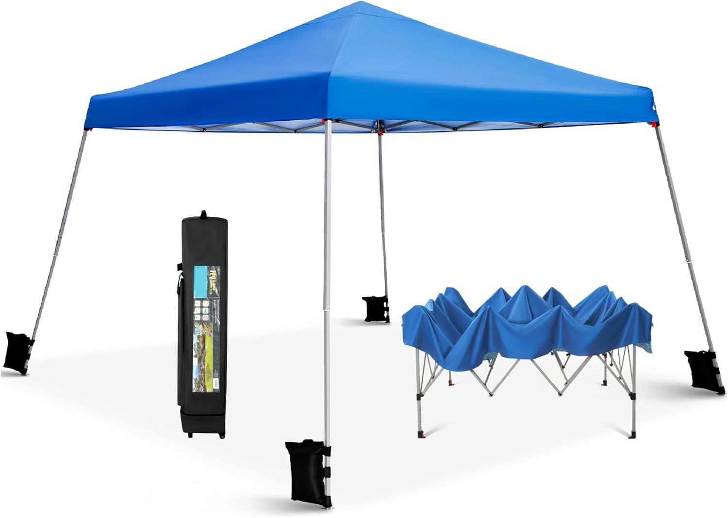 PHI VILLA 12'x12' UV Block Sun Shade Gazebo