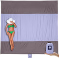 Sandproof Beach Blanket Oversized 10x9 ft - Quick Dry Sand Free