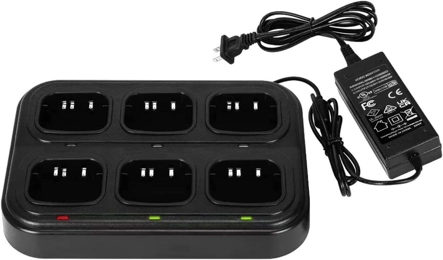 Multi Unit Rapid Charger for SAMCOM FPCN30A Walkie Talkies
