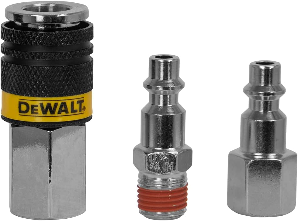 DEWALT Industrial Coupler & Plug Kit - Boost Air Tool Performance
