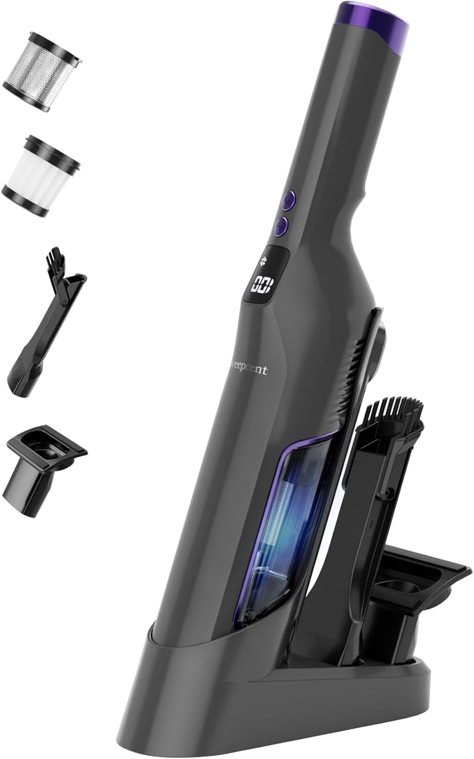 Cordless Handheld Vacuum with 24Kpa Suction Power for Home