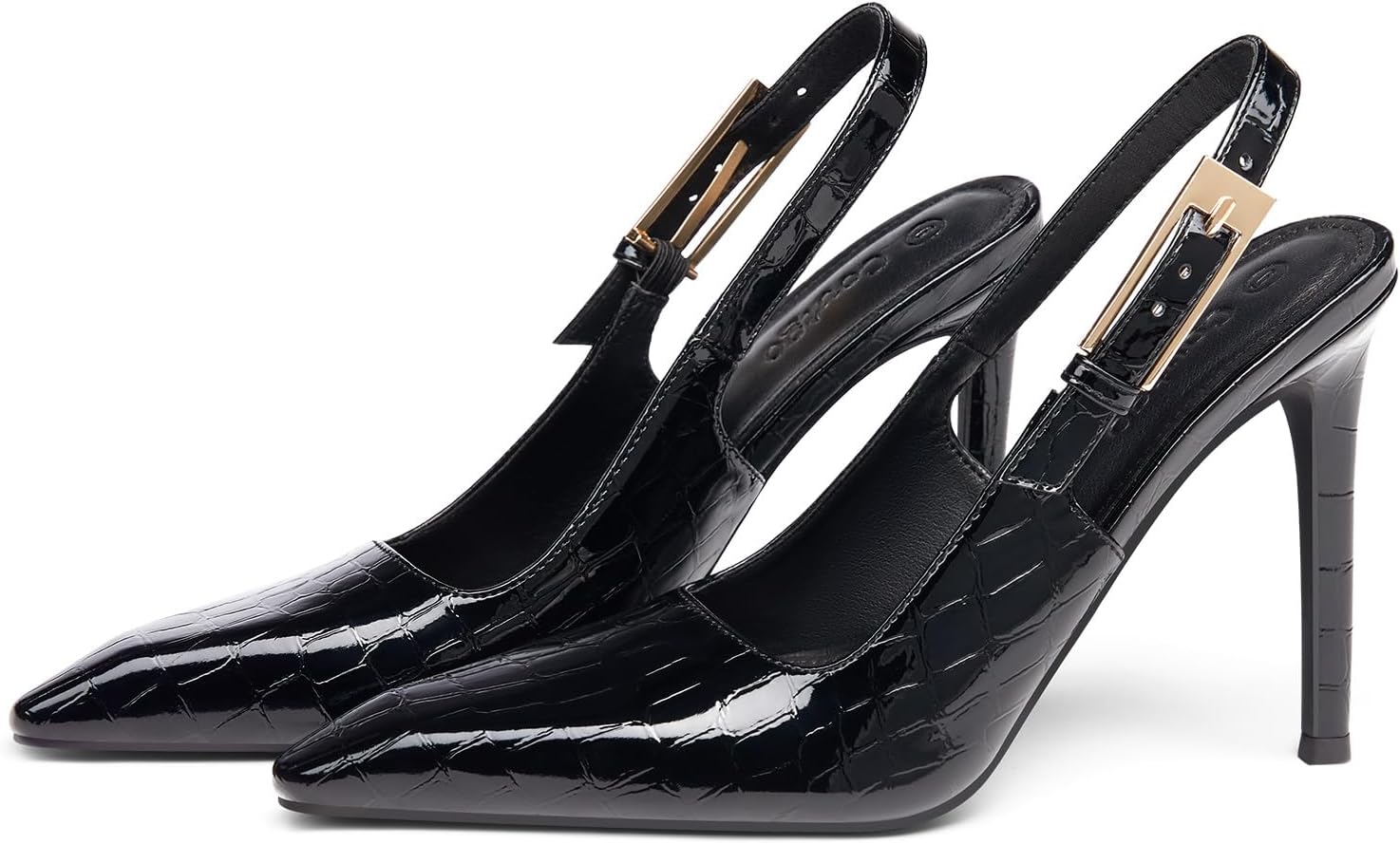 Coutgo Women's Slingback High Heels for Elegant Style