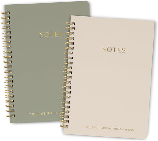 ZICOTO Spiral Notebook Set: Stay Organized at Work/School!