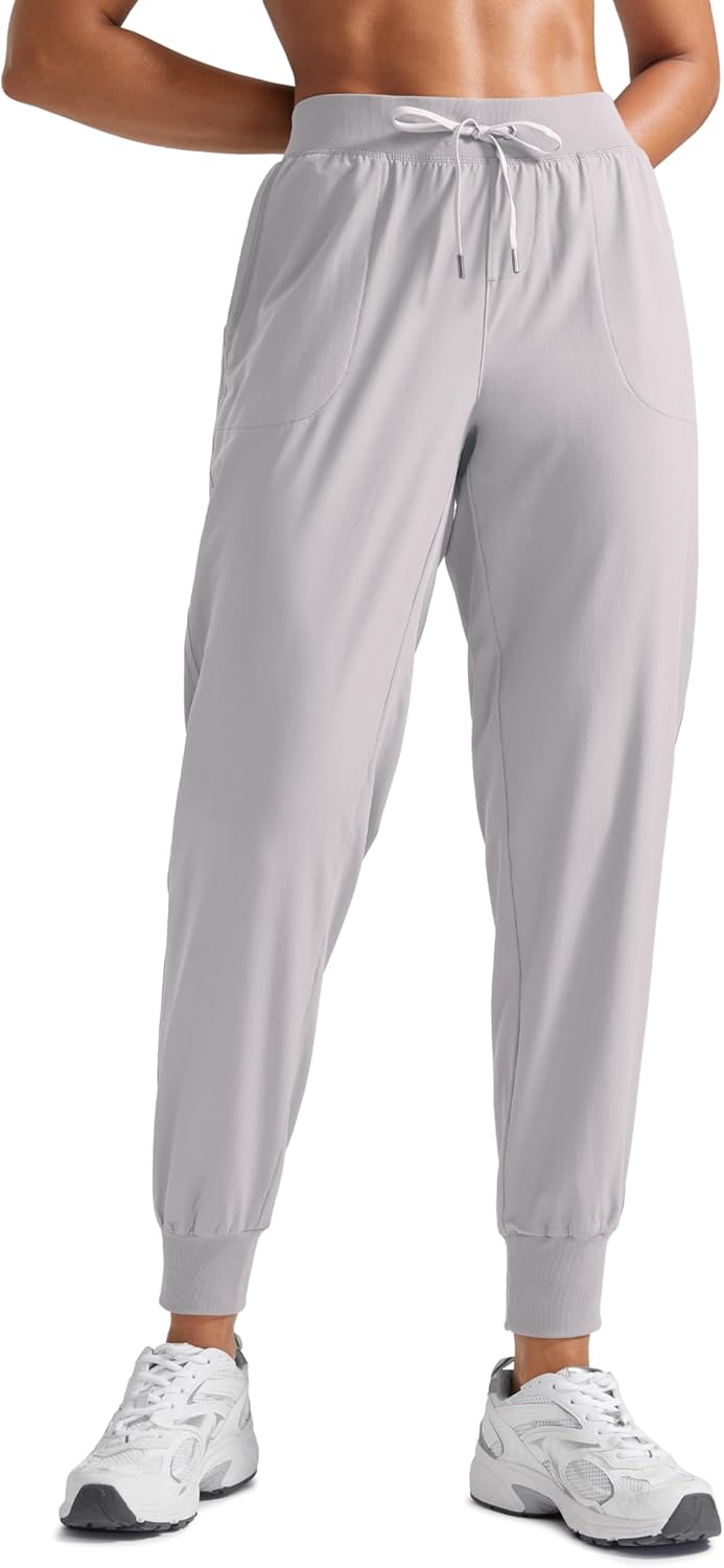 CRZ YOGA Women's Lightweight Workout Joggers for Active Life