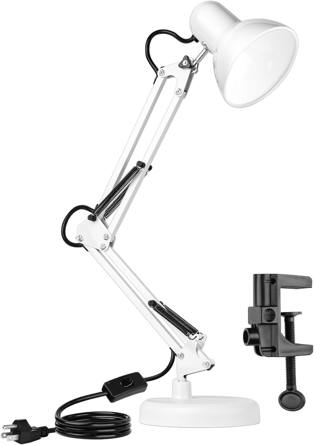Adjustable Swing Arm Desk Lamp - Efficient Task Lighting